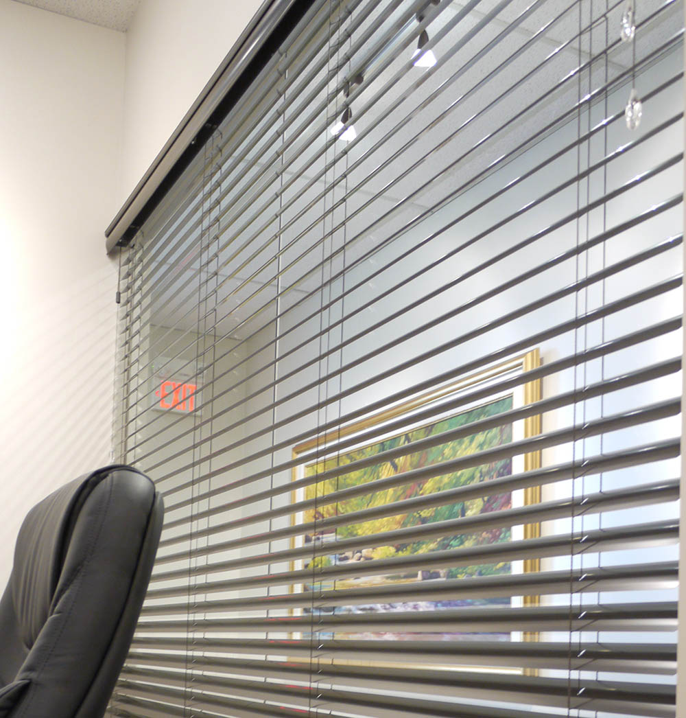 metal blinds for privacy in Office renovation2